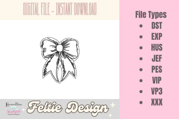 Coquette Bow ITH Feltie: A Designer Review
