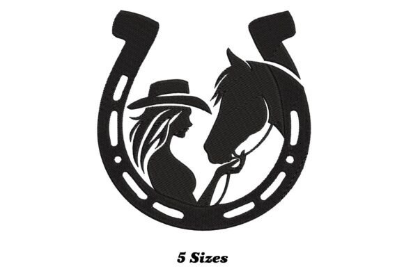 Cowgirl Horse and Horseshoe Design Review