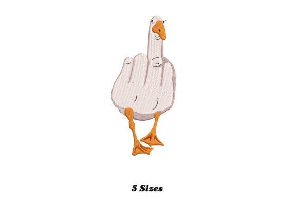 Funny Mean Goose Embroidery Design Review