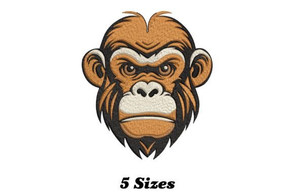 Monkey Head: A Playful Wild Animals Embroidery Review