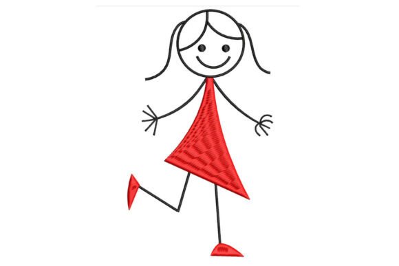 Review: Funny Cute Stick Girl for Handmade Projects