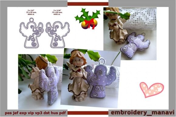 Reviewing the In the Hoop Christmas Ornament Angel