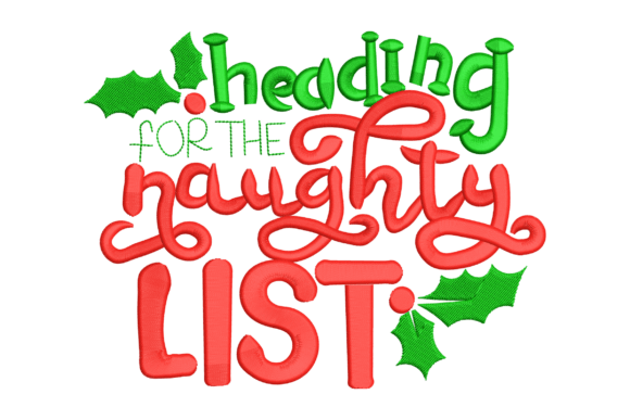 Reviewing The Naughty List Christmas Design