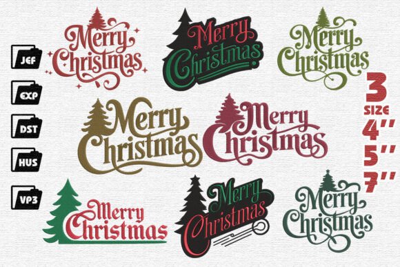 Set of 8 Merry Christmas: A Designer Review