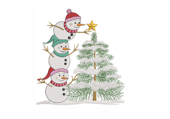 Snowmen with Star on Top of the Tree: A Holiday Design Review